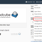 Como alterar a senha de seu e-mail no Webmail Roundcube